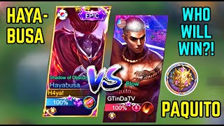 XIYOR HAYABUSA VS PAQUITO IN RANK GAME! | WHO WILL WIN?! | MOBILE LEGENDS