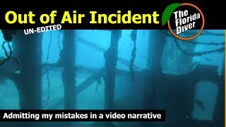 OUT OF AIR while Scuba diving