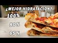 ¿Cuál es la mejor hidratación para hacer pizza en casa?