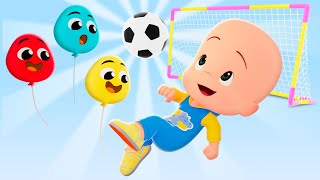 Football with Cuquin and Ghost  | Learn with Cuquin