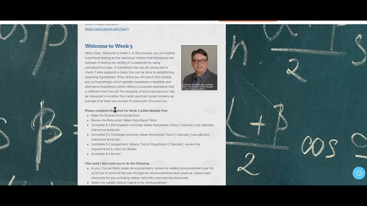 Week 5 Mat240 Youtube