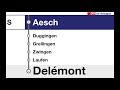 sbb ansagen annonces cff s bahn s3 basel sbb laufen delémont hvz