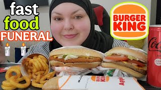 BURGER KING MUKBANG WHOPPER AND SPICY CHICKEN ROYAL MEAL