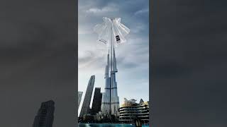 Burj Khalifa  😍Dubai Rain 🌧️ Umbrella ☔️#shorts #shortvideo #viralshorts