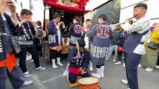 2023年4月16日  下半田地区祭礼  軍人さん/御囃子のみ【東組囃子方】  8