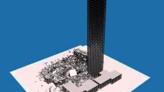 WTC South Tower Collapse 9/11 Blender