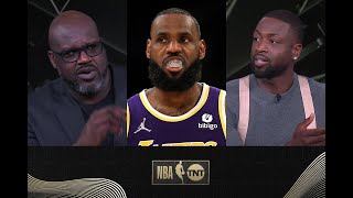 Shaq And Dwyane Wade Aren't Happy With Lakers Effort | NBA on TNT