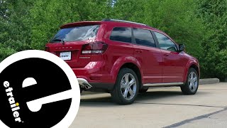 etrailer | DIY Install: Curt Trailer Hitch Receiver on your 2017 Dodge Journey