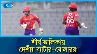 বিপিএলে ঢাকার প্রথম পর্ব শেষে ব্যাটে-বলে শীর্ষ পাঁচে রয়েছে যারা | BPL | Rtv News