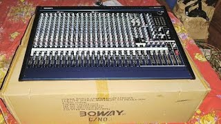 Boway Mg24/14Fx Mixcer Console Unboxing