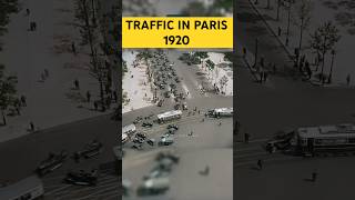 This is how traffic looked in Paris in 1920! What do you notice?🤔