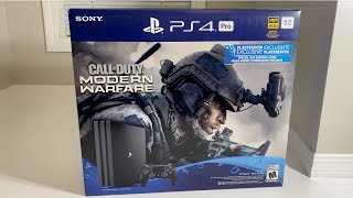 PS4 PRO CONSOLE UNBOXING! Modern Warfare Bundle