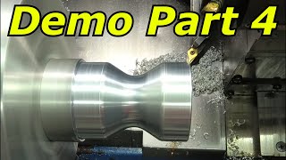 Mazatrol Programming Tutorial CNC Turning Demo Part 4