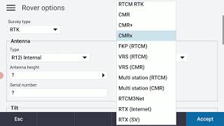 TSC5 Running Trimble Access - SmartNet AZ Survey Style Setup