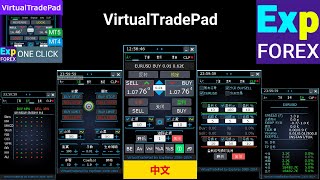 中文. 贸易平台 Trade Pad VirtualTradePad 一键交易面板。