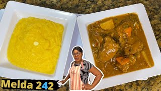 HOW TO MAKE BAHAMIAN STEW FISH WITH OKRA \u0026 YELLOW GRITS