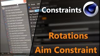 C4D Constraints Series - Part 1 - Rotations