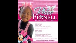 Khloe Fennell Funeral Service - Friday July 21, 2023