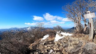 2020年3月19日　大普賢岳周回ルート