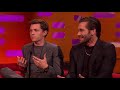 tom hanks teaches tom holland how to act the graham norton show