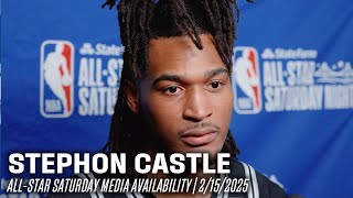 Stephon Castle All-Star Saturday Media Availability | 2.15.2025