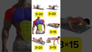Home Abs Workout #abs workouts #chest #shortvideo