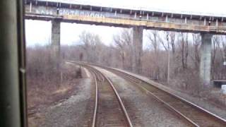 Cab ride accross St-Lawrence bridge,Aridondack sub CP,LaSalle  Kanhawake