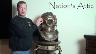 1945 US Navy Mark V Diving Helmet DESCO