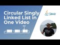 Circular Singly Linked List in One Video | Animations and Implementations