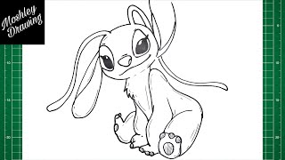 How to Draw Angel from Lilo and Stitch