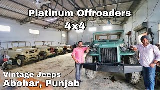 Original Vintage Jeeps | Nissan 1Ton | 4x4 Jonga | Platinum Offroaders | Abohar Punjab