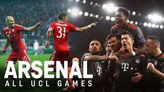 The Return of a Champions League Classic | FC Bayern 🆚 Gunners | ALL UCL Games