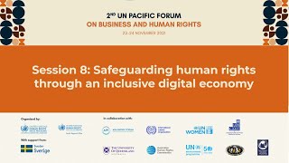 [2nd UN Pacific Forum on BHR] Safeguarding Human Rights Through an Inclusive Digital Economy