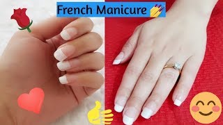 Perfect French Nails at Home.DIY Nail Art Perfect French Nails at Home.DIY Nail Art