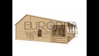 Highly Featured Rich Log Cabins Euro 45/30 by Eko trade Log Cabins