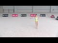 valeriya vatova clubs control training 10.02.2021