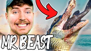 Getting MrBeast To Feed A Giant Alligator!