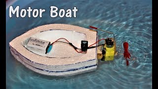 How to make an Electric Motor Boat - EASY