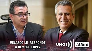Ministro Velasco responde a Olmedo López por acusaciones en caso de corrupción en la UNGRD