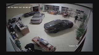 Thieves steal $100K BMW, luxury cars from dealership showroom!
