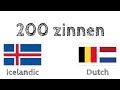 200 zinnen - Ijslands - Nederlands