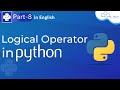Operator in Python - Logical Operator in Python | Python Tutorial For Beginners Part 8 | WsCube Tech