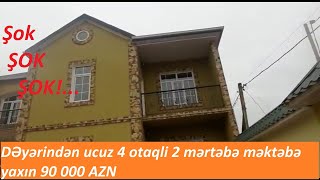 Əla fürsət!Masazirda 1.5 sotda 2 mertebe 4 otaq tam temirli 90000 AZN 050/55 662 82 12