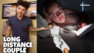 A DAY IN THE LIFE AS A LONG DISTANCE COUPLE | Vlog