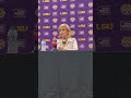 Kim Mulkey on Mikaylah Williams no playing on Sunday and in a boot #lsu #shorts