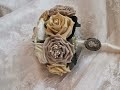 artificial wedding flowers foam silk bridal brides bouquet flowers roses