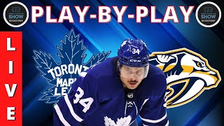 NHL GAME PLAY BY PLAY:  PREDATORS VS MAPLE LEAFS