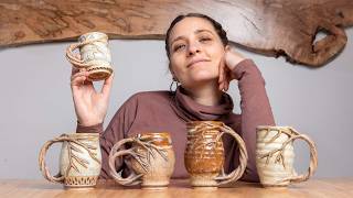 How to Create a Tree Handled Mug: Sculptural Pottery Tutorial