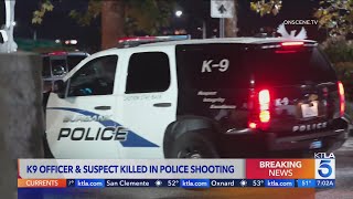 Burbank Police Department K9 shot, killed on 5 Freeway