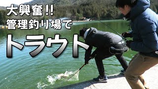 【管釣り】フィッシャーリゾート庄原で去年の雪辱を晴らす【トラウト】